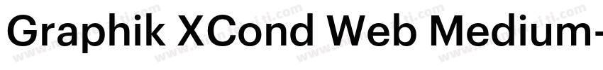 Graphik XCond Web Medium字体转换